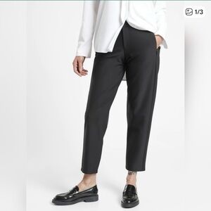 ATHLETA Stellar Trouser Black Stretch Workwear Classic Pants Comfort Size 6